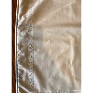 Echo Design Cream Oatmeal Embroidered Pillow Cover 24x24